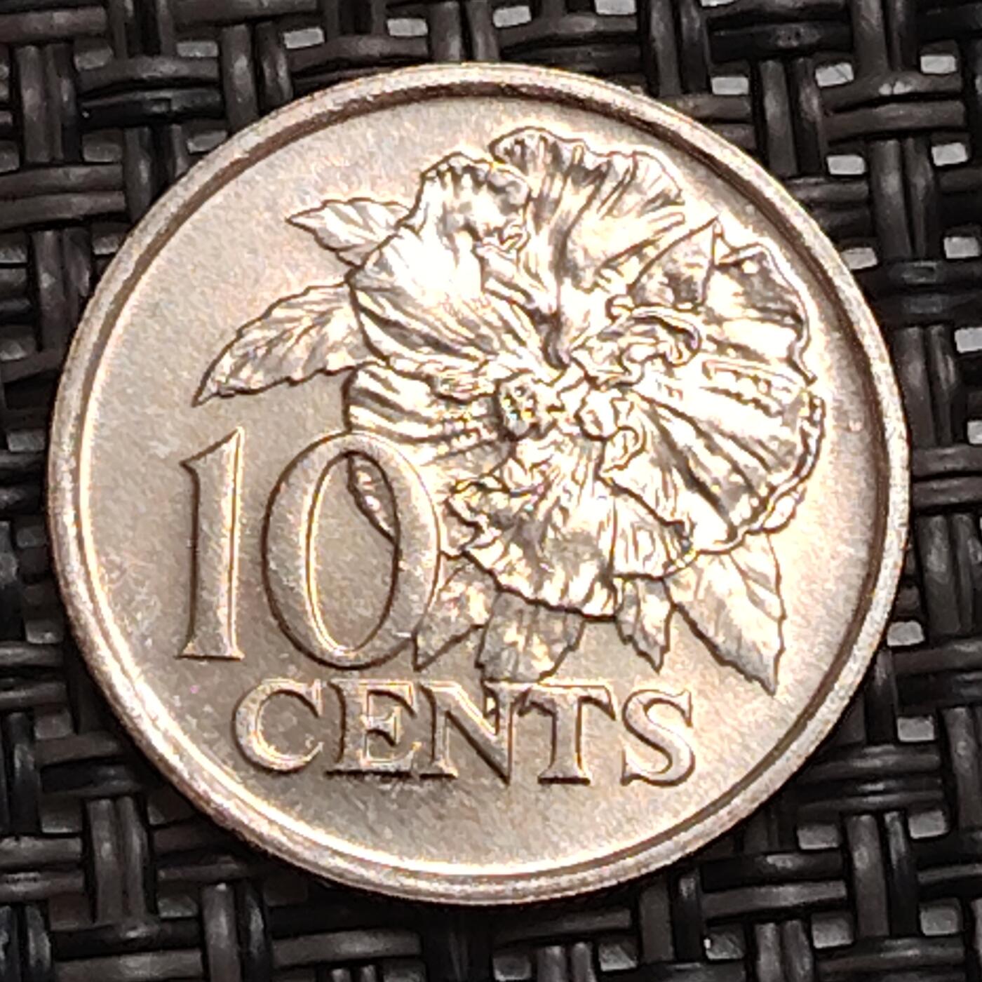 布加迪🐬～世界钱币(上海)🌾第 273 期 /  各国套币和散币 特立尼达多巴哥 1990年 10分