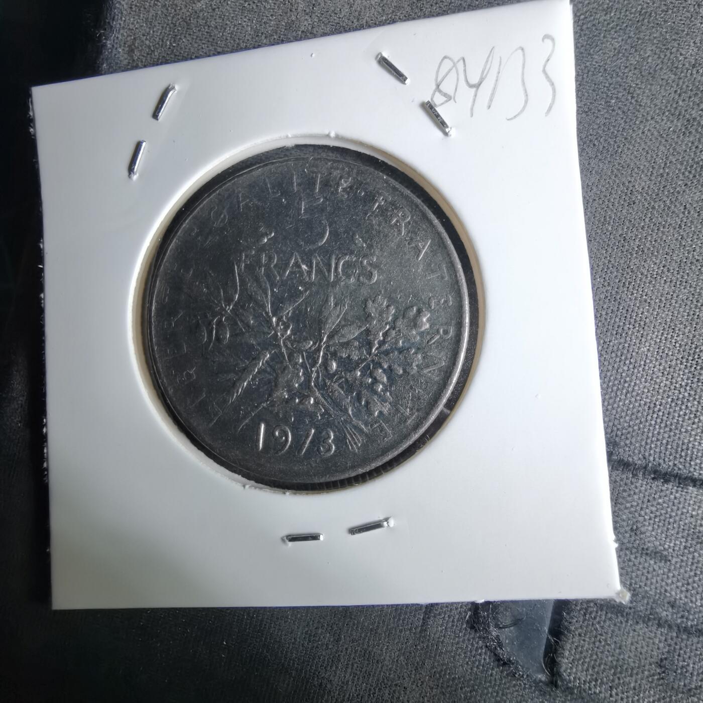 沼泽如烟--第984场 法国1973年5法郎