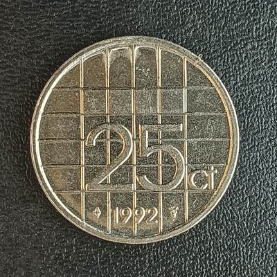 逸泉钱币2026第十二组世界钱币专场春节千件大拍A1614～2574 - 2162 荷兰25分