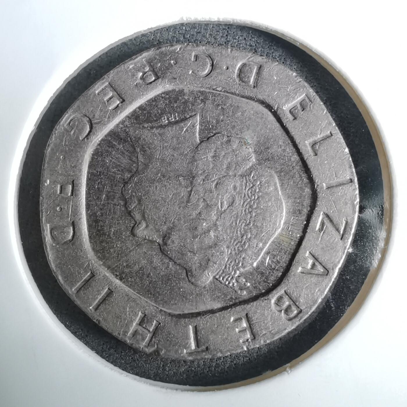 沼泽如烟--第984场 英国2004年20便士