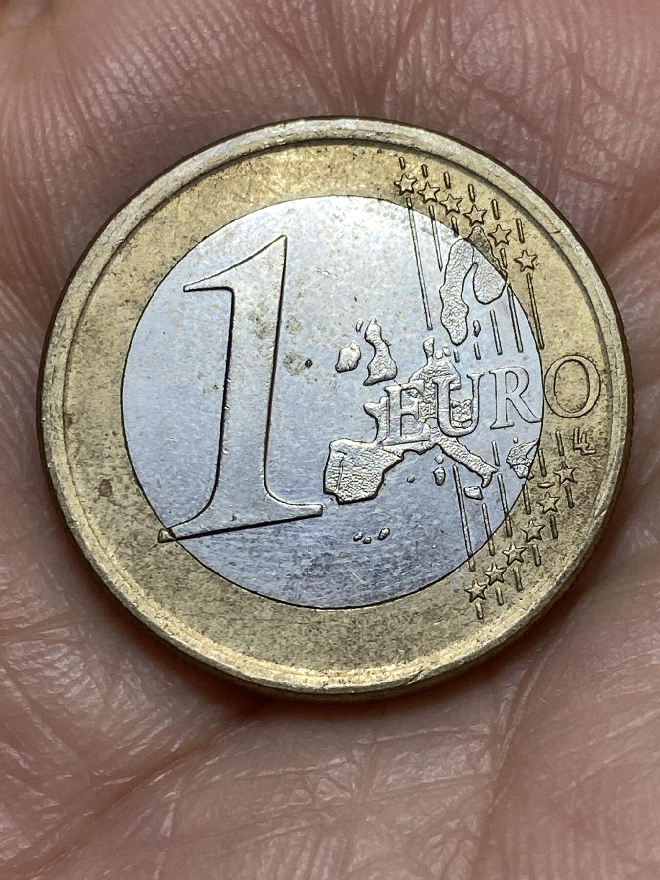 2026年第十九场(总第一百八十八场）外国好品散币场(免佣金) 西班牙🇪🇸1999年1欧元(第一版地图)