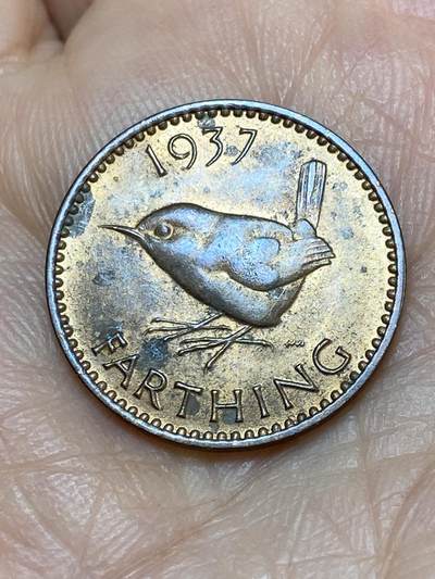 2026年第十九场(总第一百八十八场）外国好品散币场(免佣金) - 英国🇬🇧1937年1法新(乔治六世加冕年，第一版首发年)