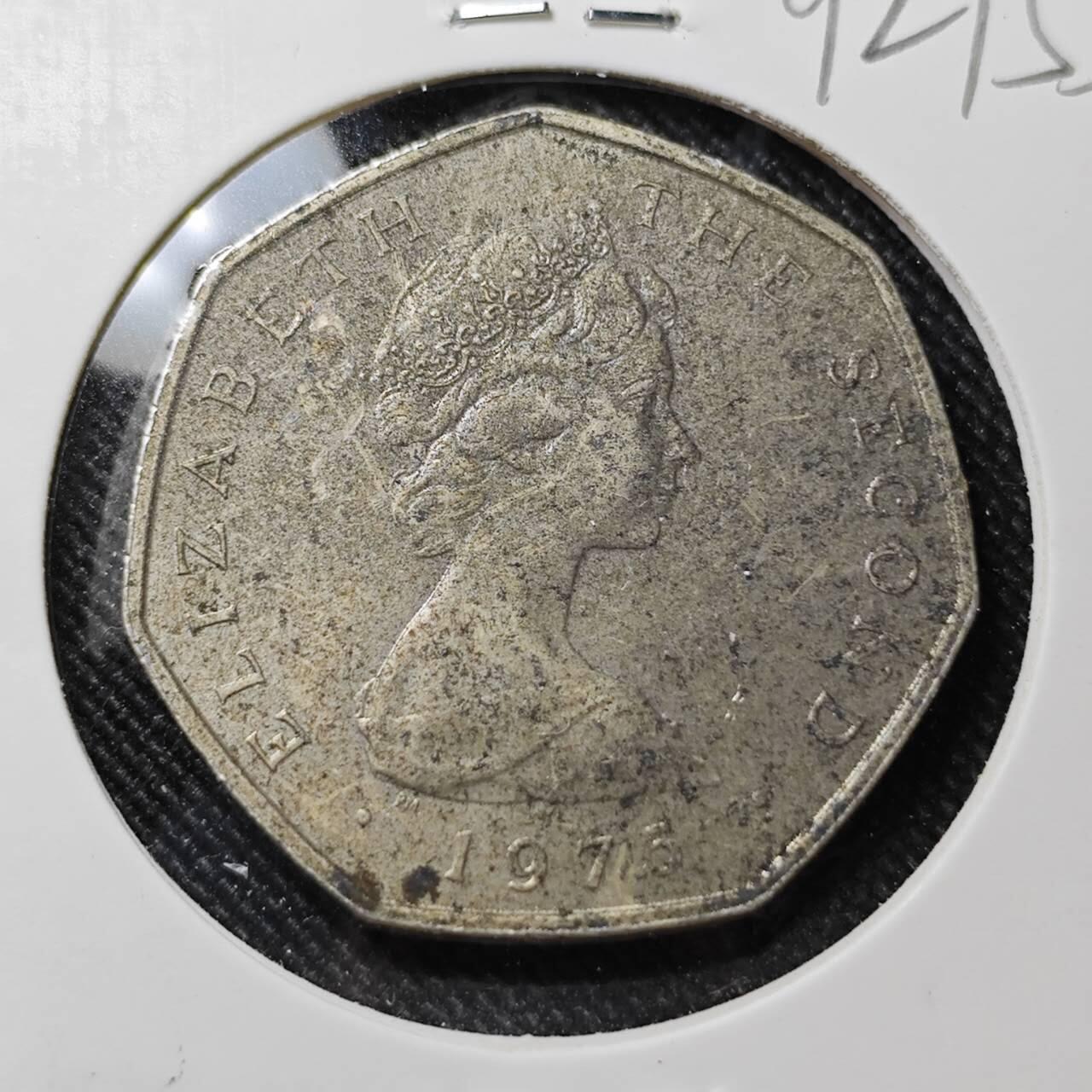 KK钱币收藏小铺  第392期  2月预留时间 周末发货  马恩岛50便士