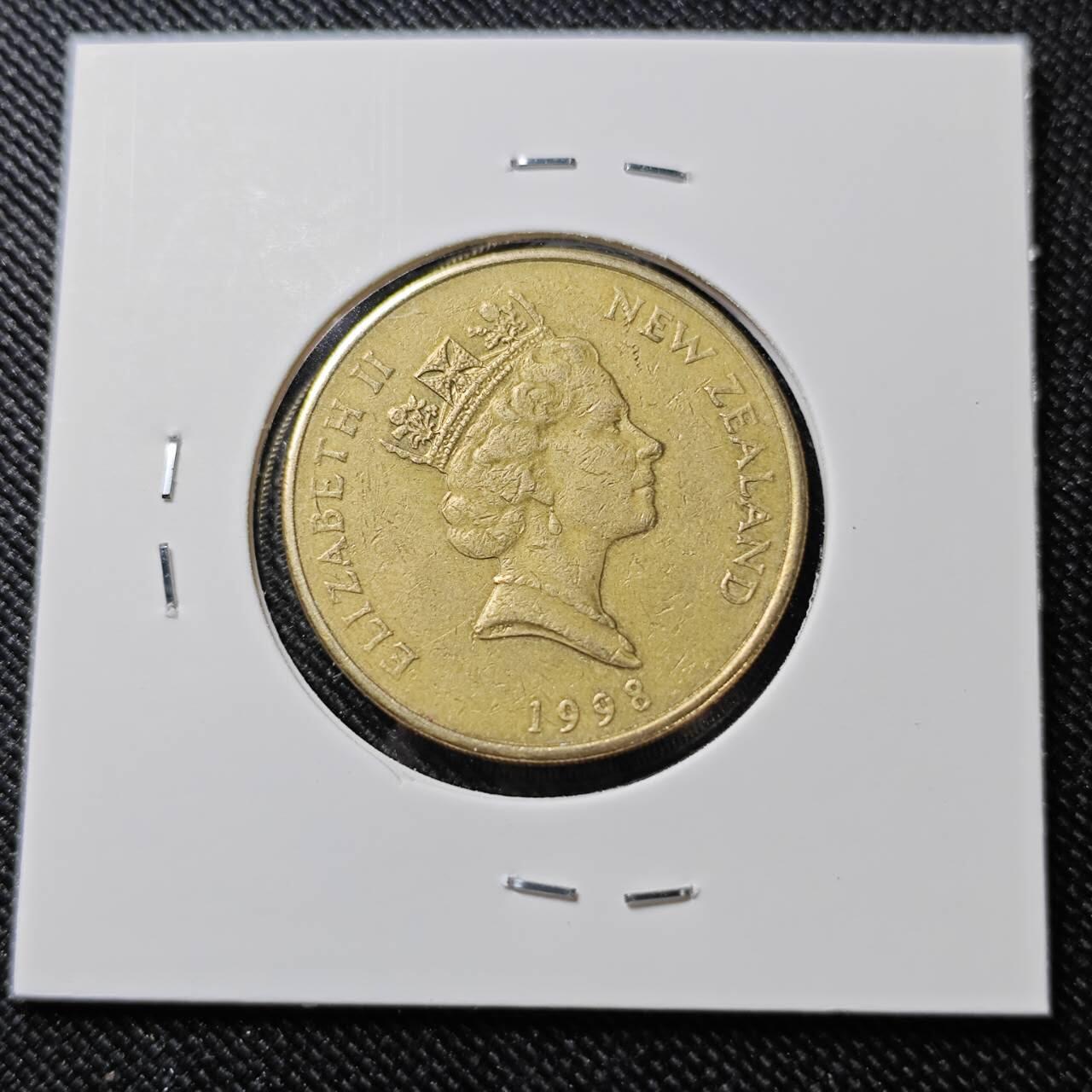 KK钱币收藏小铺  第392期  2月预留时间 周末发货  新西兰2元