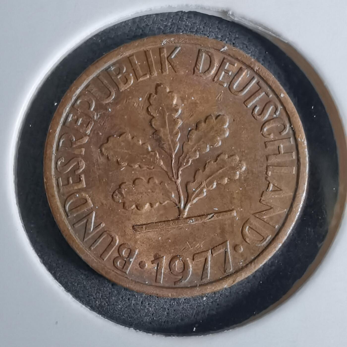 沼泽如烟--第984场 德国1977年1芬尼