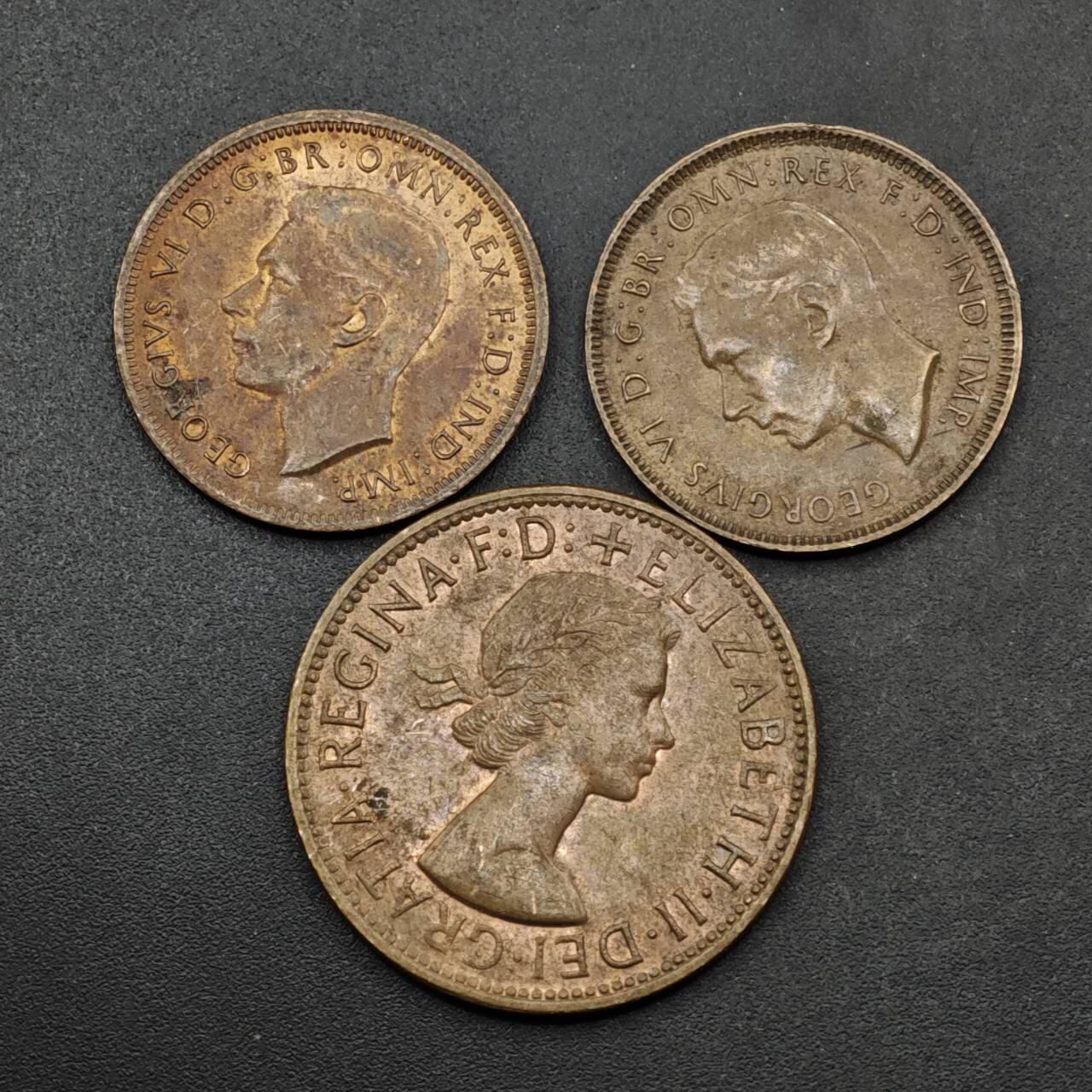 【淘币小摊】实时拍第八百六十三拍   小银币散币场   年前最后一周 之前的预留小年前全部发出 请更换最新收货地址  澳大利亚袋鼠铜币3枚