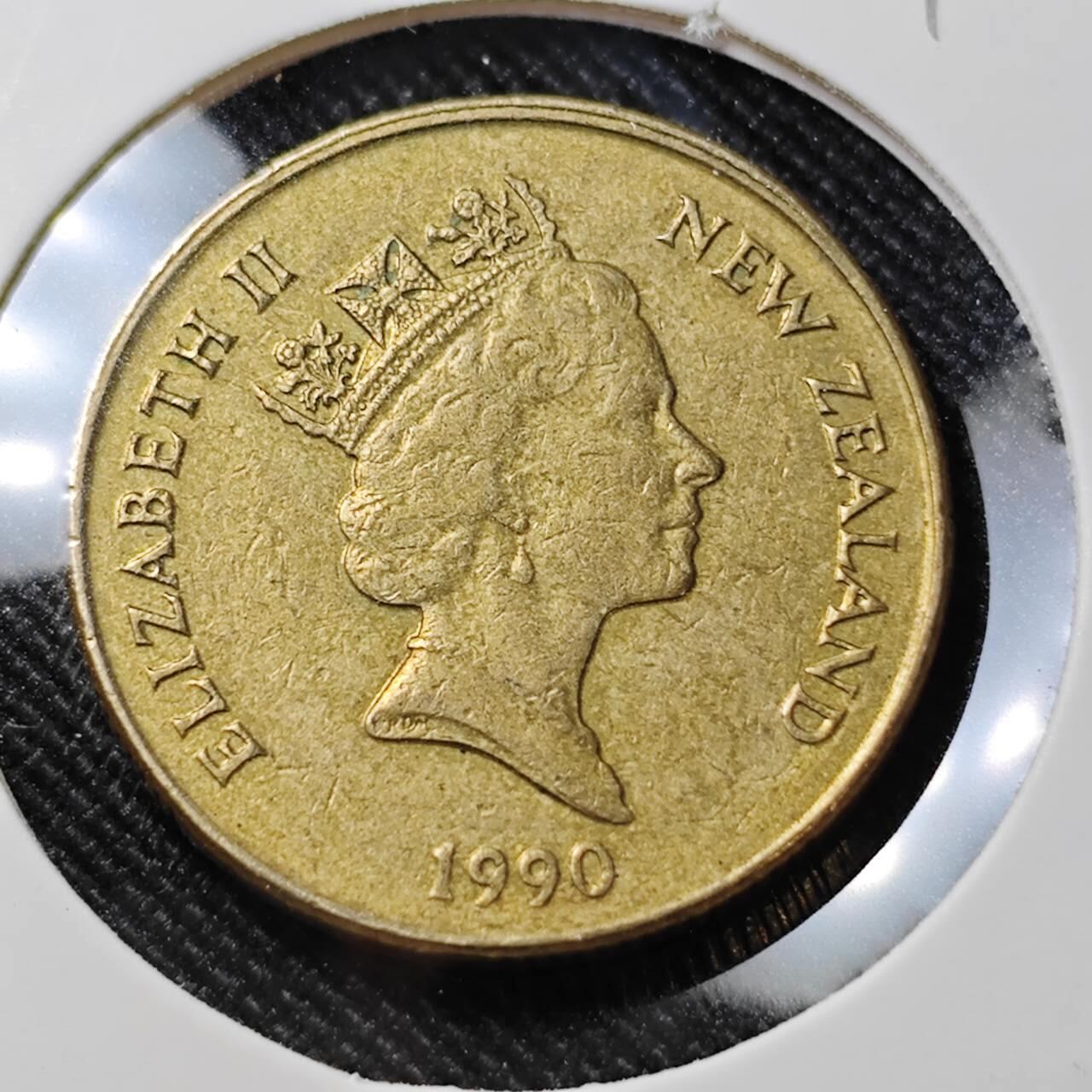 KK钱币收藏小铺  第392期  2月预留时间 周末发货  新西兰1元