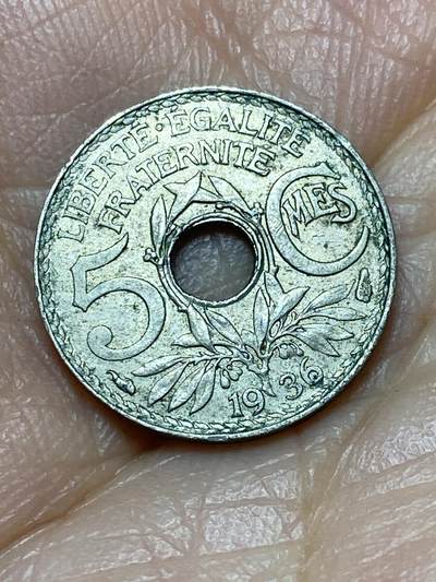 2026年第十九场(总第一百八十八场）外国好品散币场(免佣金) - 法兰西第三共和国1936年5生丁