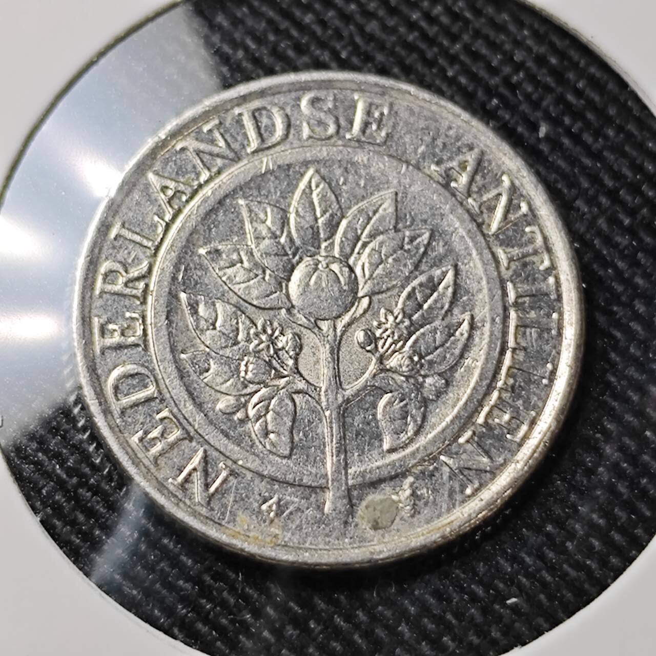 KK钱币收藏小铺  第392期  2月预留时间 周末发货  荷属安地列斯25分