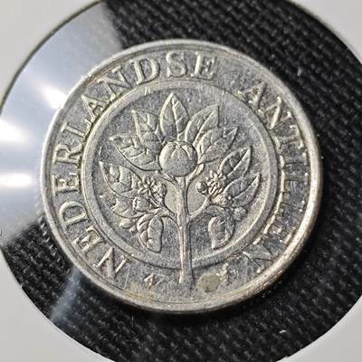 KK钱币收藏小铺  第392期  2月预留时间 周末发货 -  荷属安地列斯25分