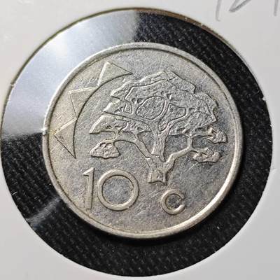 KK钱币收藏小铺  第392期  2月预留时间 周末发货 -  2002纳米比亚10分