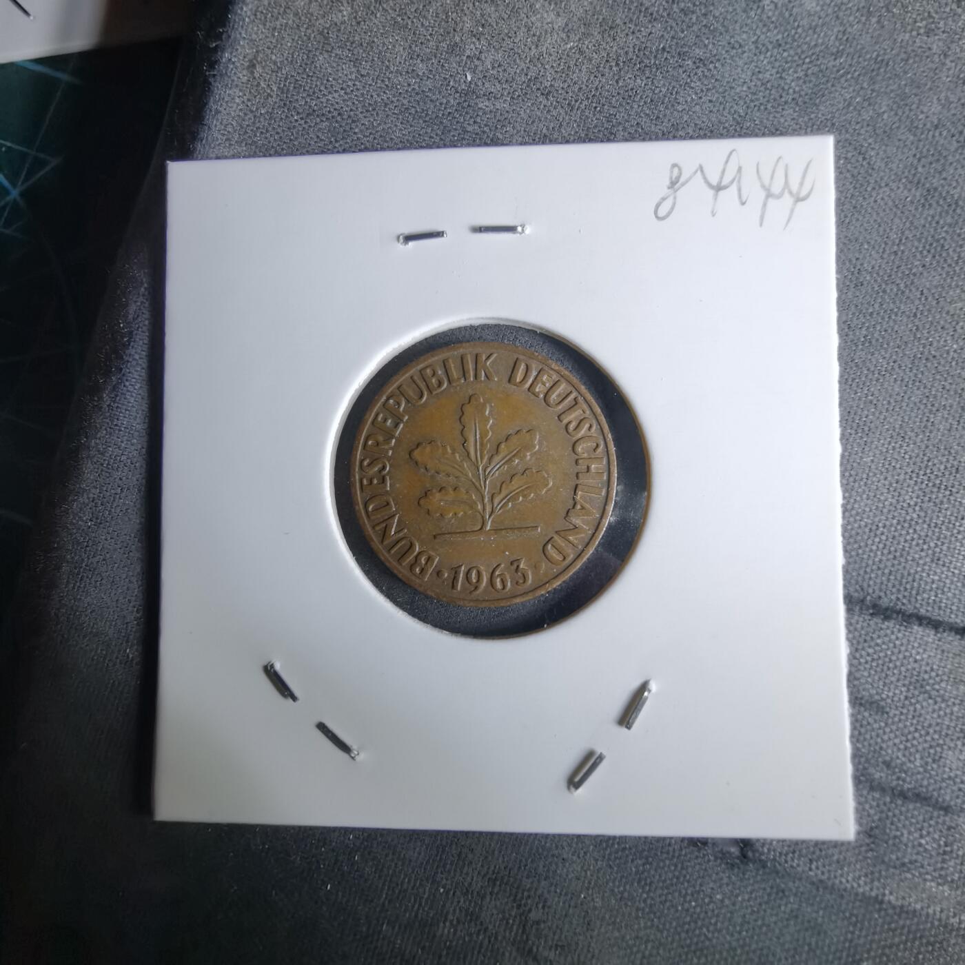 沼泽如烟--第984场 德国1963年2芬尼