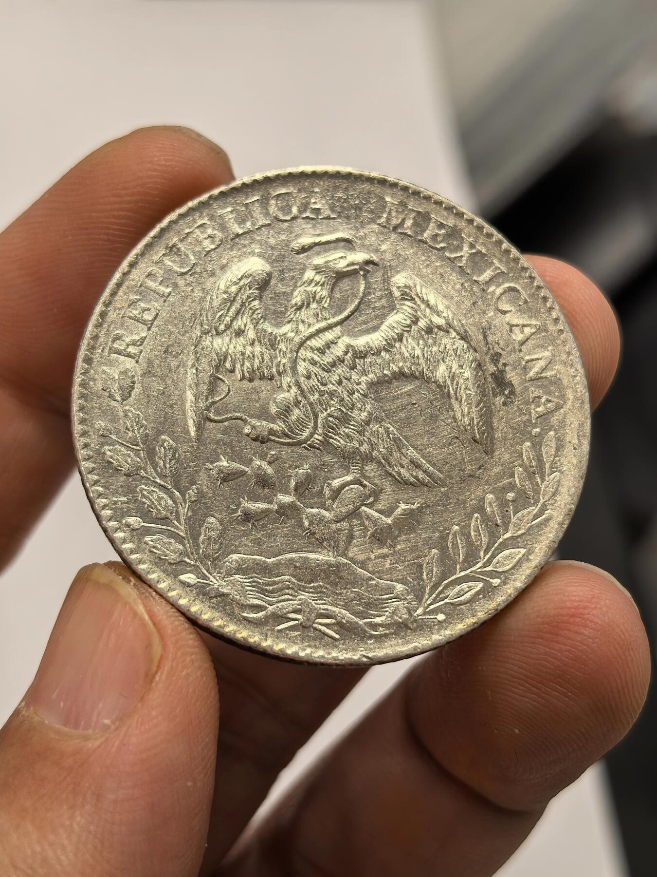 博洋堂“心向春光”2月精品大拍专场暨第160期（全场包邮） 墨西哥1895DO ND花边鹰洋关门年份 少见 没戳好品相