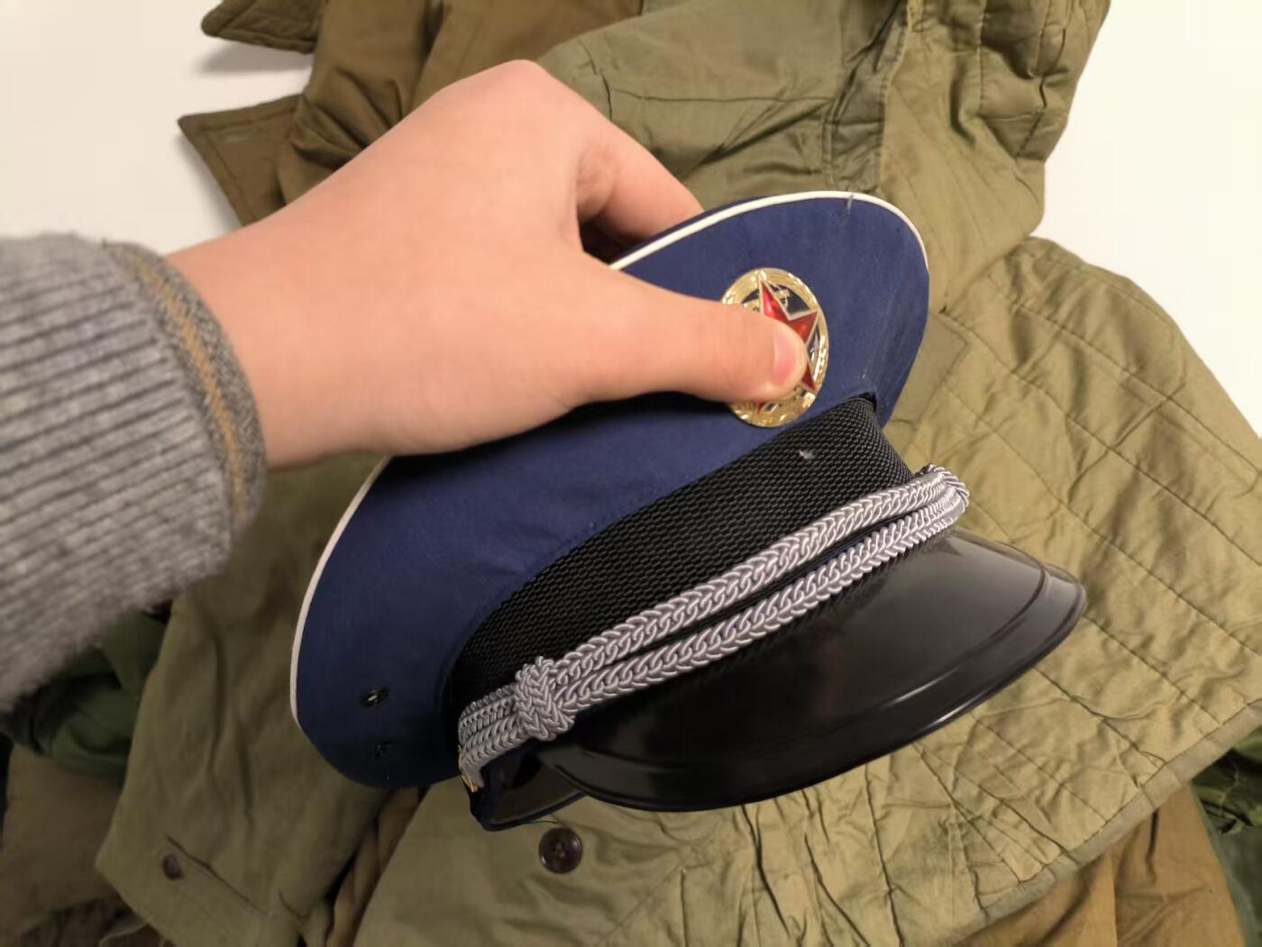 （店主清仓 大量自藏 制服徽章盛宴）罗岚⭐爱藏⭐甄选专拍第五场-分享拍场赚佣（实体经营） su-M85式海军营以下干部大檐帽 特号头围基本全品