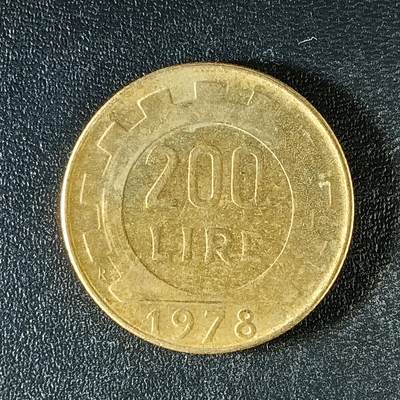 逸泉钱币2026第十二组世界钱币专场春节千件大拍A1614～2574 - 1972 意大利200里拉