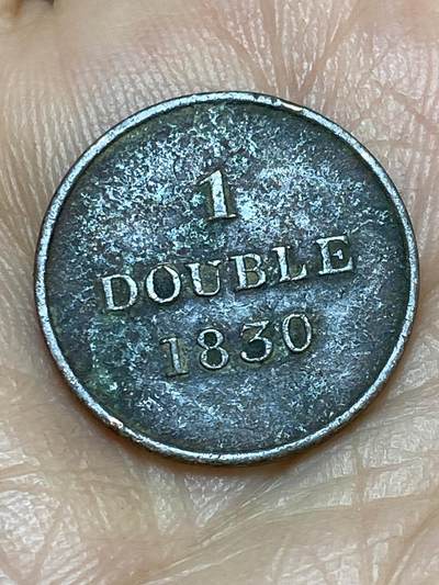 2026年第十九场(总第一百八十八场）外国好品散币场(免佣金) - 英属根西岛🇬🇬1830单年份1道布(威廉四世时期)