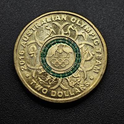 【淘币小摊】实时拍第八百六十三拍   小银币散币场   年前最后一周 之前的预留小年前全部发出 请更换最新收货地址  - 澳大利亚2016年奥运会2元纪念币