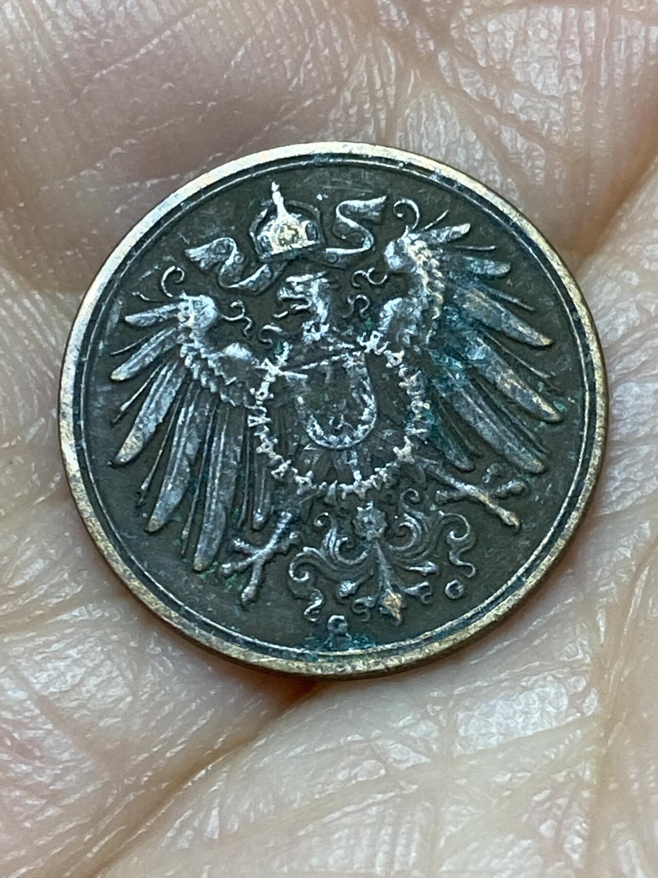 2026年第十九场(总第一百八十八场）外国好品散币场(免佣金) 德意志帝国1906年1芬尼(威廉二世时期，G标卡尔斯鲁厄造)