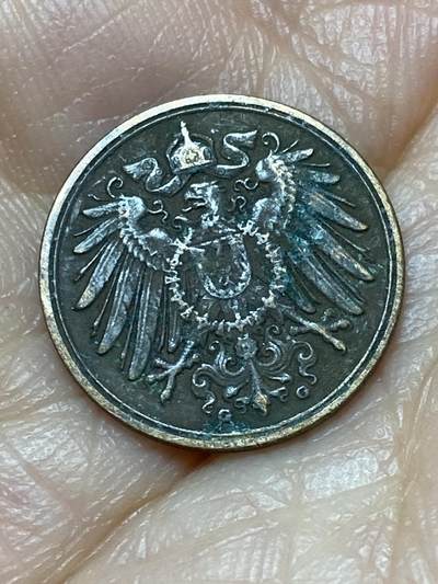 2026年第十九场(总第一百八十八场）外国好品散币场(免佣金) - 德意志帝国1906年1芬尼(威廉二世时期，G标卡尔斯鲁厄造)