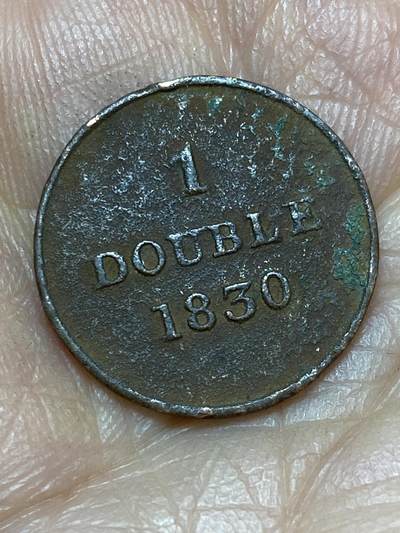 2026年第十九场(总第一百八十八场）外国好品散币场(免佣金) - 英属根西岛🇬🇬1830单年份1道布(威廉四世时期)