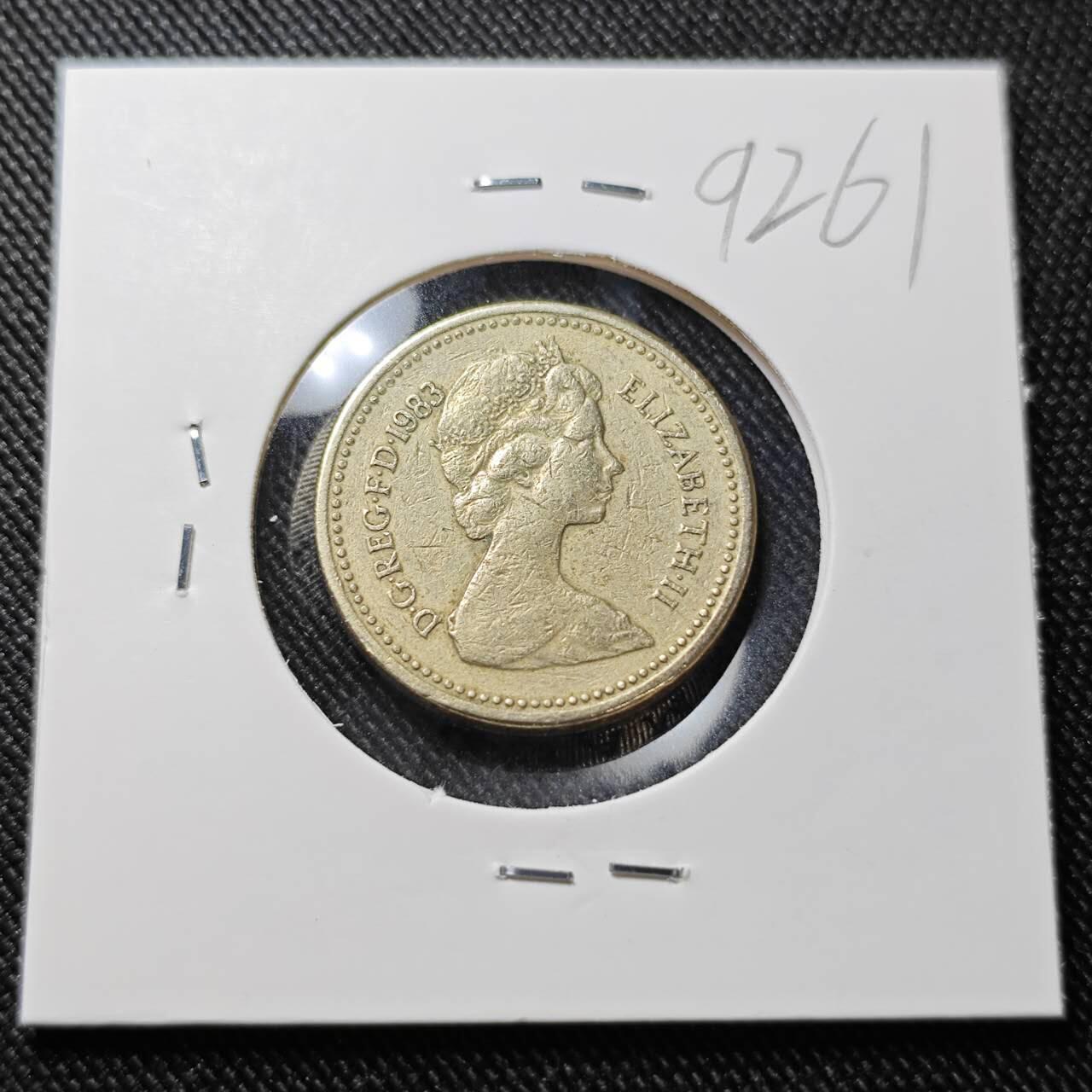 KK钱币收藏小铺  第392期  2月预留时间 周末发货  英国1镑