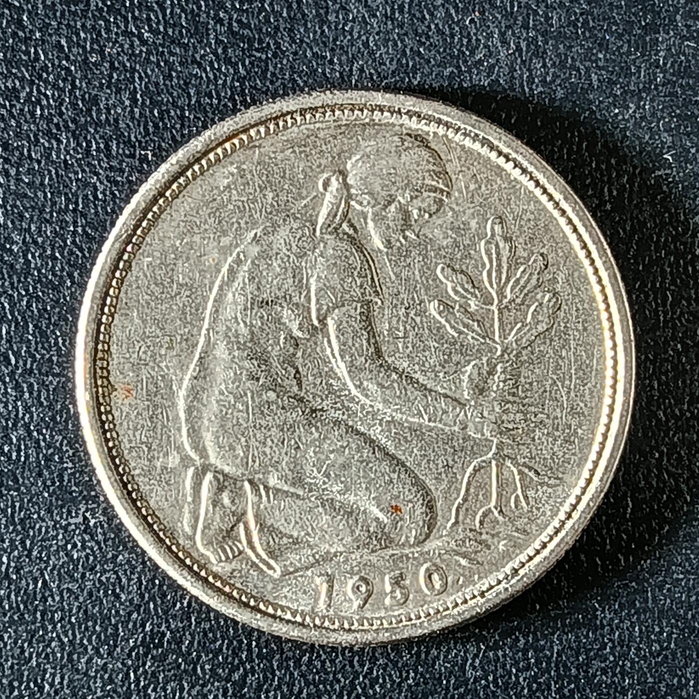 逸泉钱币2026第十二组世界钱币专场春节千件大拍A1614～2574 2161 德国50芬尼