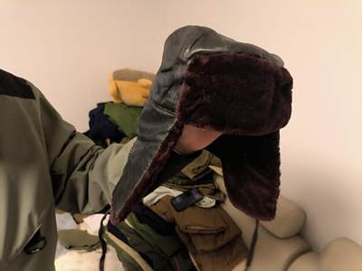 （店主清仓 大量自藏 制服徽章盛宴）罗岚⭐爱藏⭐甄选专拍第五场-分享拍场赚佣（实体经营） - su-M83式井皮质棉帽 2号58-59头围 品好 非常稀有少见