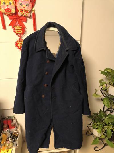 （店主清仓 大量自藏 制服徽章盛宴）罗岚⭐爱藏⭐甄选专拍第五场-分享拍场赚佣（实体经营） - su-M74式海士舰艇冬季呢质大衣  1号尺码 光领大衣版型好 冬季外拍造型必备