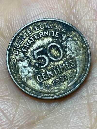 2026年第十九场(总第一百八十八场）外国好品散币场(免佣金) - 法兰西第三共和国1931年50生丁(首发年)