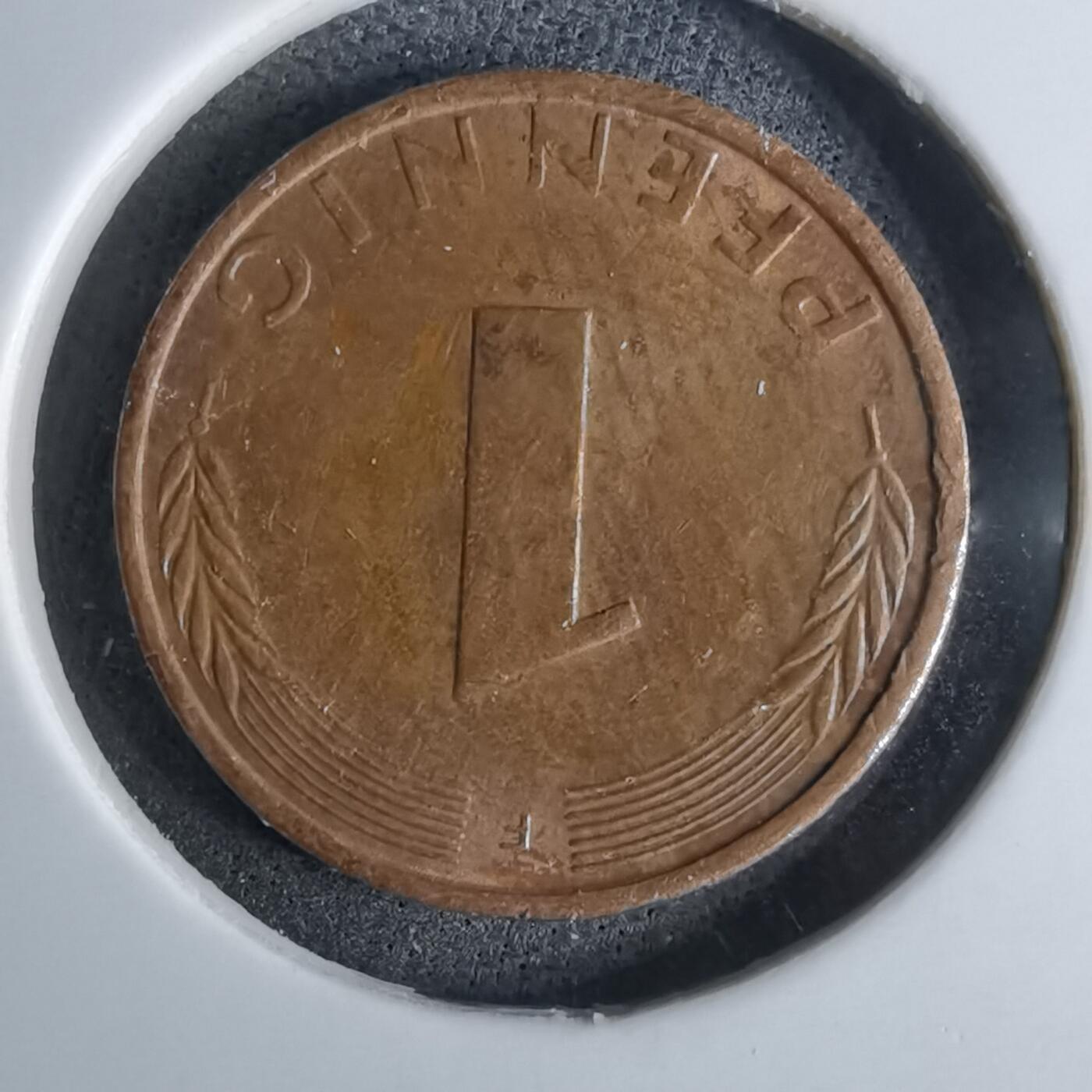 沼泽如烟--第984场 德国1977年1芬尼