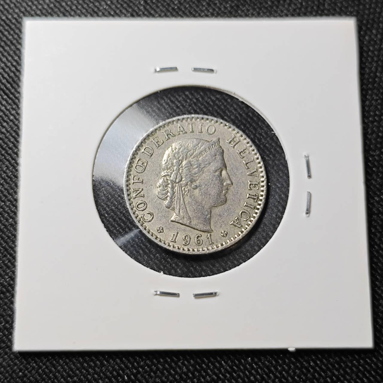 KK钱币收藏小铺  第392期  2月预留时间 周末发货  瑞士20分