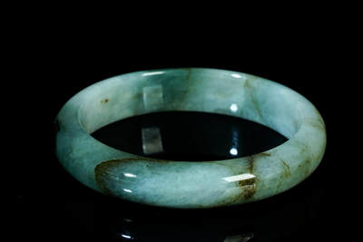 上海都达杂项专场二十一（全场包邮） - 天然翡翠（A货）贵妃手镯 附鉴定证书90-50