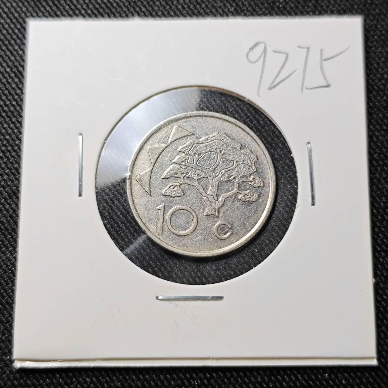 KK钱币收藏小铺  第392期  2月预留时间 周末发货  2002纳米比亚10分