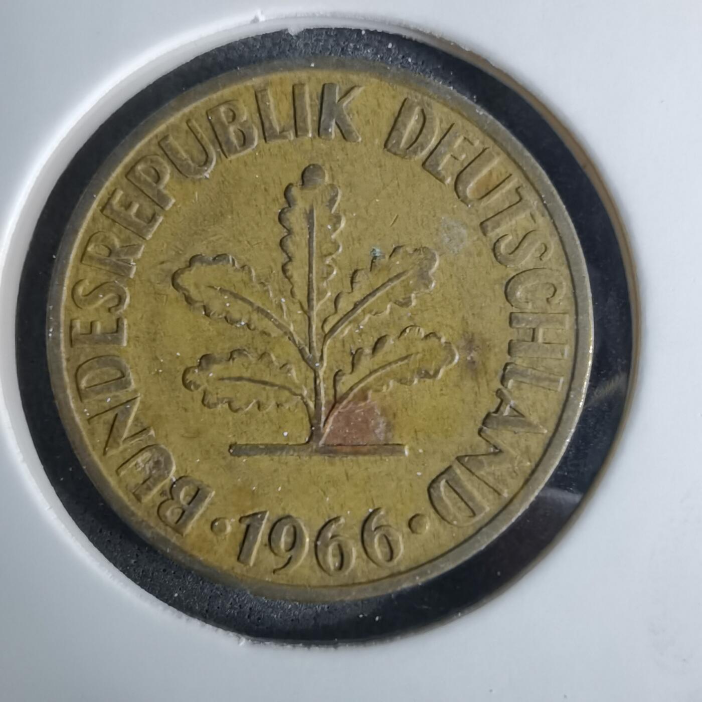 沼泽如烟--第984场 德国1966年10芬尼