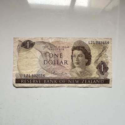 🌹外币初藏🌹🐯2026年第16场 快递将在12号停运 年前需发货的抓紧 ，年后正月十五恢复发货 - 新西兰1967版¥1 青年头像