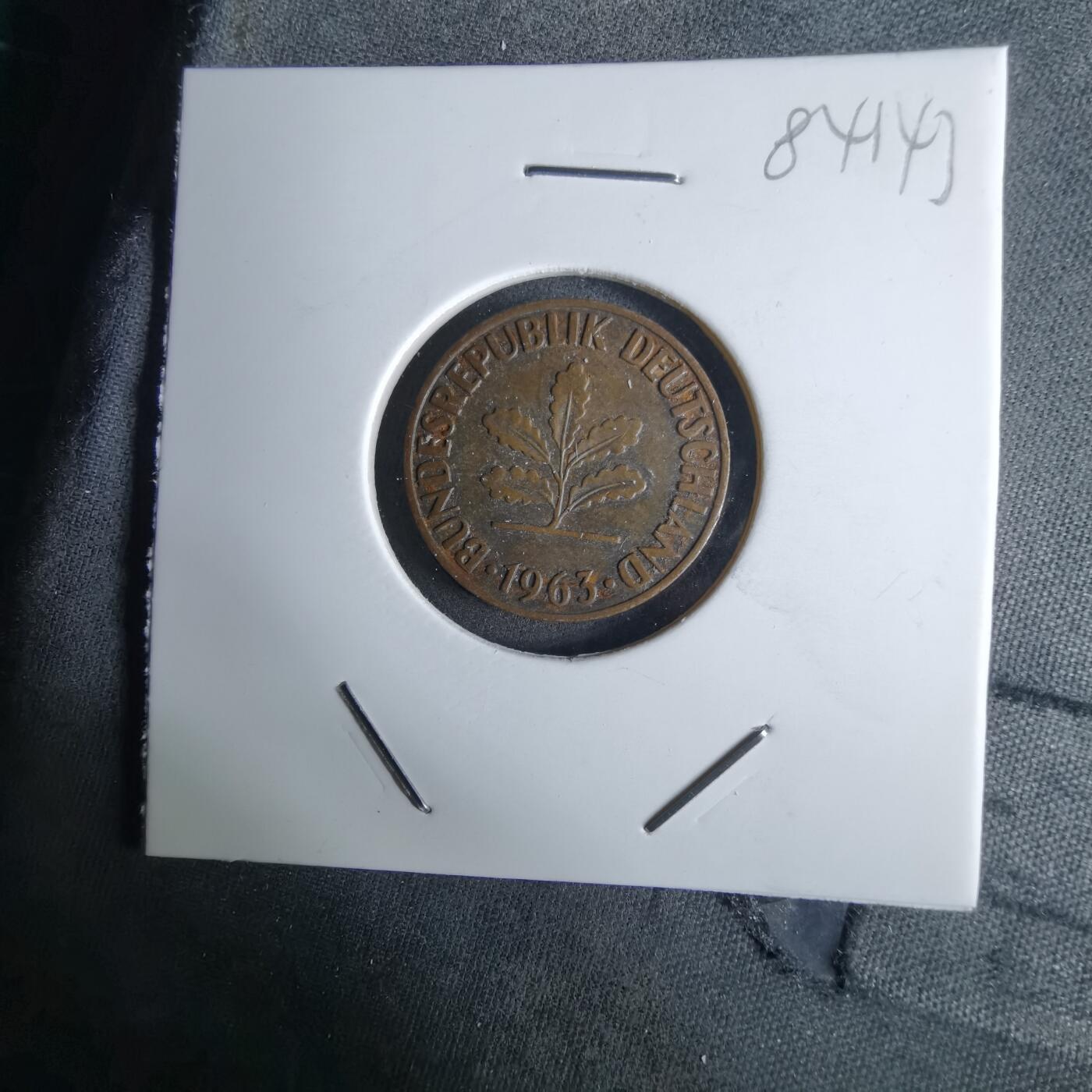 沼泽如烟--第984场 德国1963年2芬尼