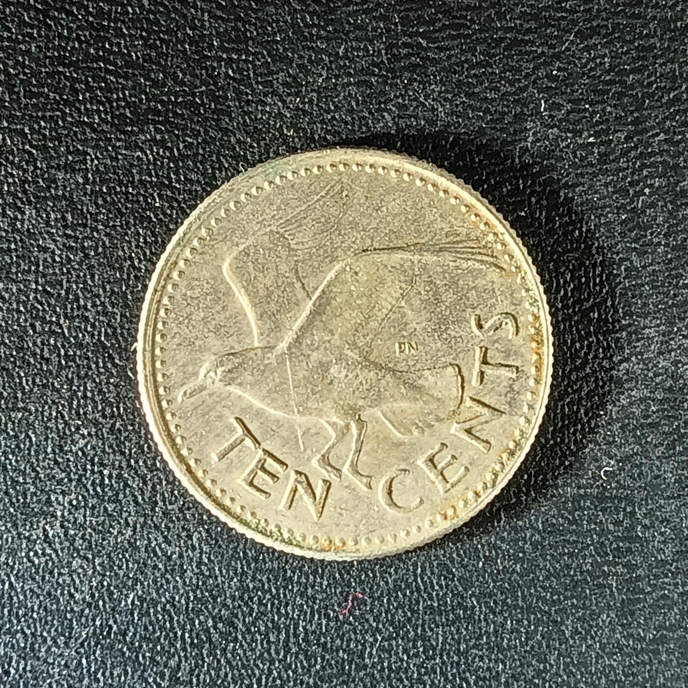 逸泉钱币2026第十二组世界钱币专场春节千件大拍A1614～2574 2067 巴巴多斯10分硬币