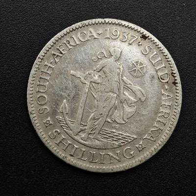 【淘币小摊】实时拍第八百六十三拍   小银币散币场   年前最后一周 之前的预留小年前全部发出 请更换最新收货地址  - 南非1937年乔治六世一先令银币