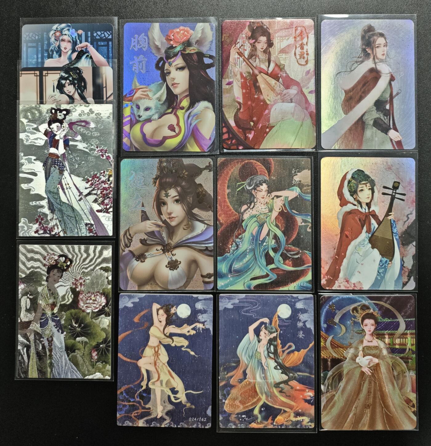 天玑星卡拍第168期《2.3周二截拍艺气风发》持续收拍收评中 满赠卡需备注 古风美女 散卡 十三张