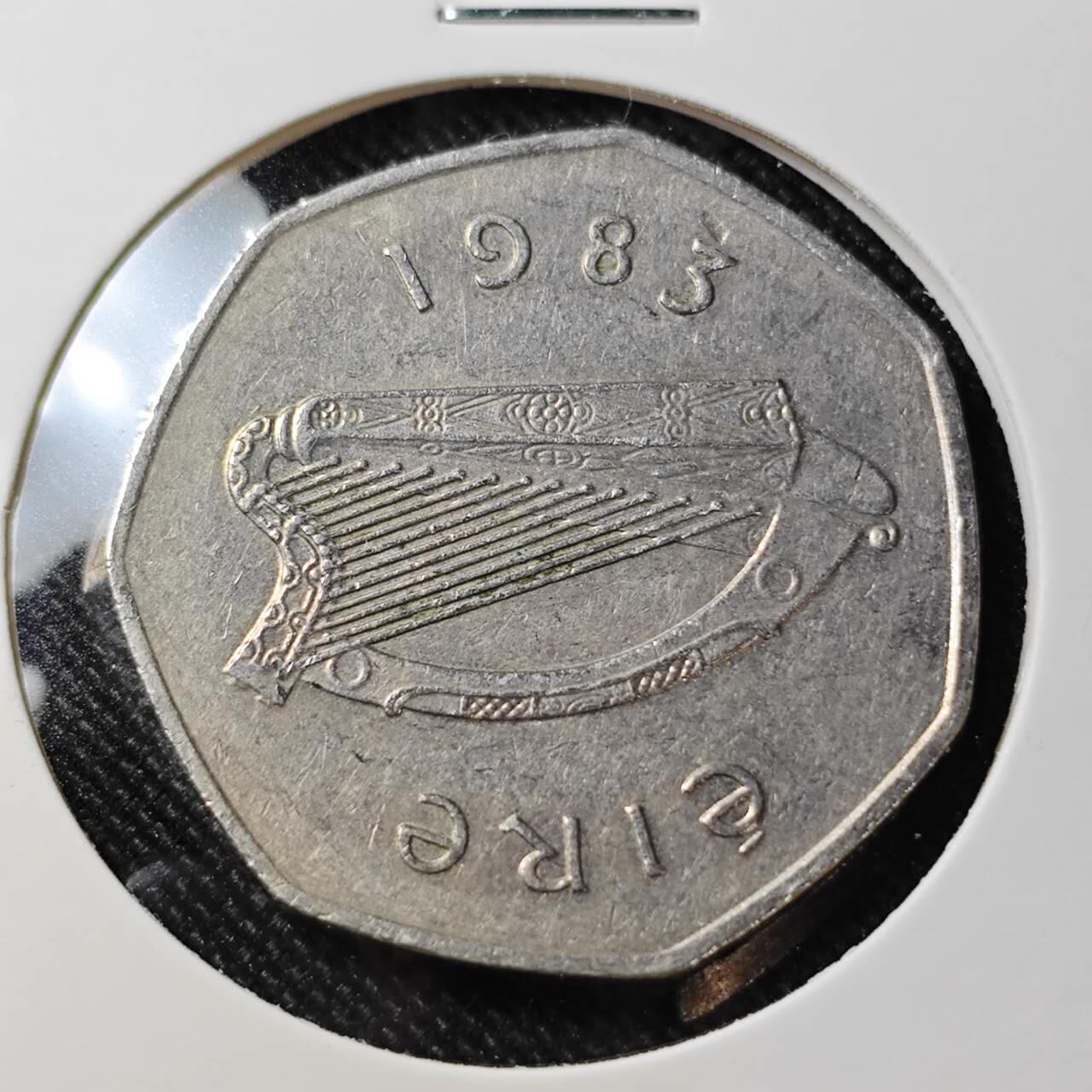 KK钱币收藏小铺  第392期  2月预留时间 周末发货  爱尔兰50便士