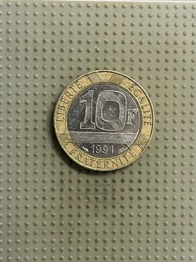 2026年第22场各国散币拍卖（总第172场） - 法国1991年10法郎