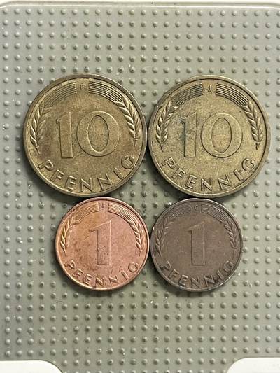 2026年第22场各国散币拍卖（总第172场） - 德国1950年4枚