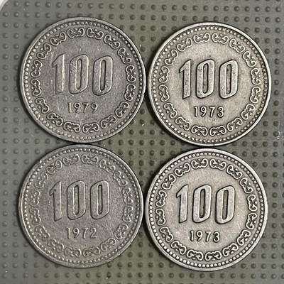 2026年第23场各国散币拍卖（总第173场） - 韩国老版100元4枚