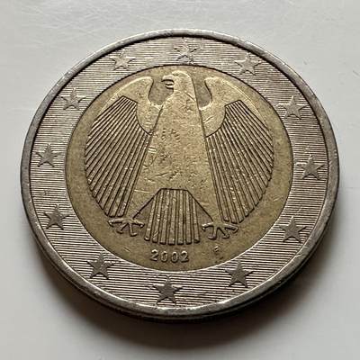 🌹外币初藏🌹🐯2026年第16场 快递将在12号停运 年前需发货的抓紧 ，年后正月十五恢复发货 - 德国2002年2欧元