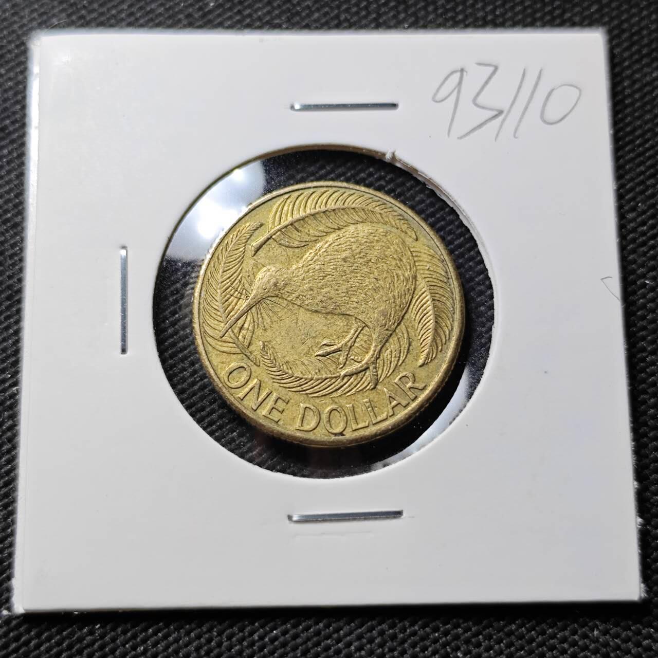 KK钱币收藏小铺  第393期  2月预留时间 周末发货  新西兰1元