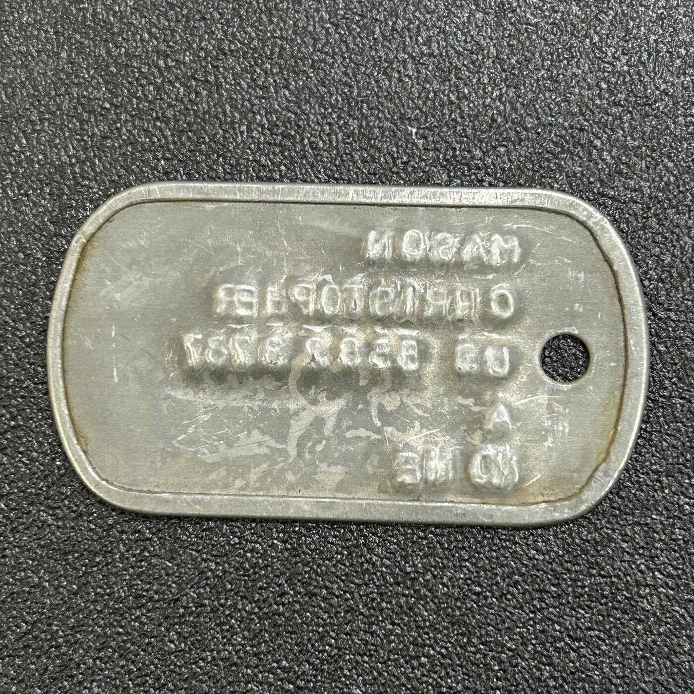 西秦中古拍卖第七十五期 越南战争时期 美军身份牌2号