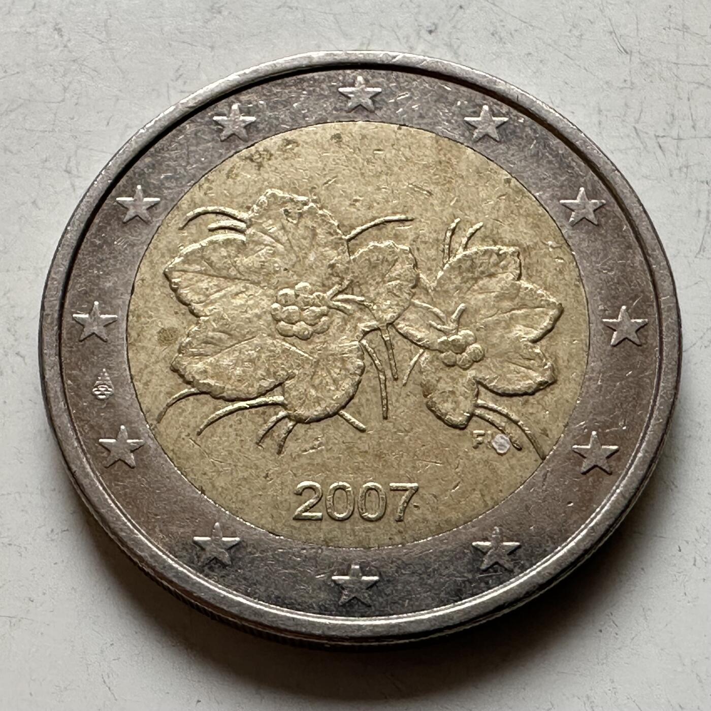 🌹外币初藏🌹🐯2026年第16场 快递将在12号停运 年前需发货的抓紧 ，年后正月十五恢复发货 芬兰2007年2欧元