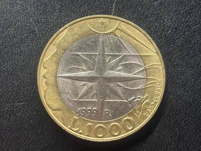 邮泉阁限时拍卖第四十一场（硬币在国外。请付邮费6元。） - 圣马力诺1998年1000里拉