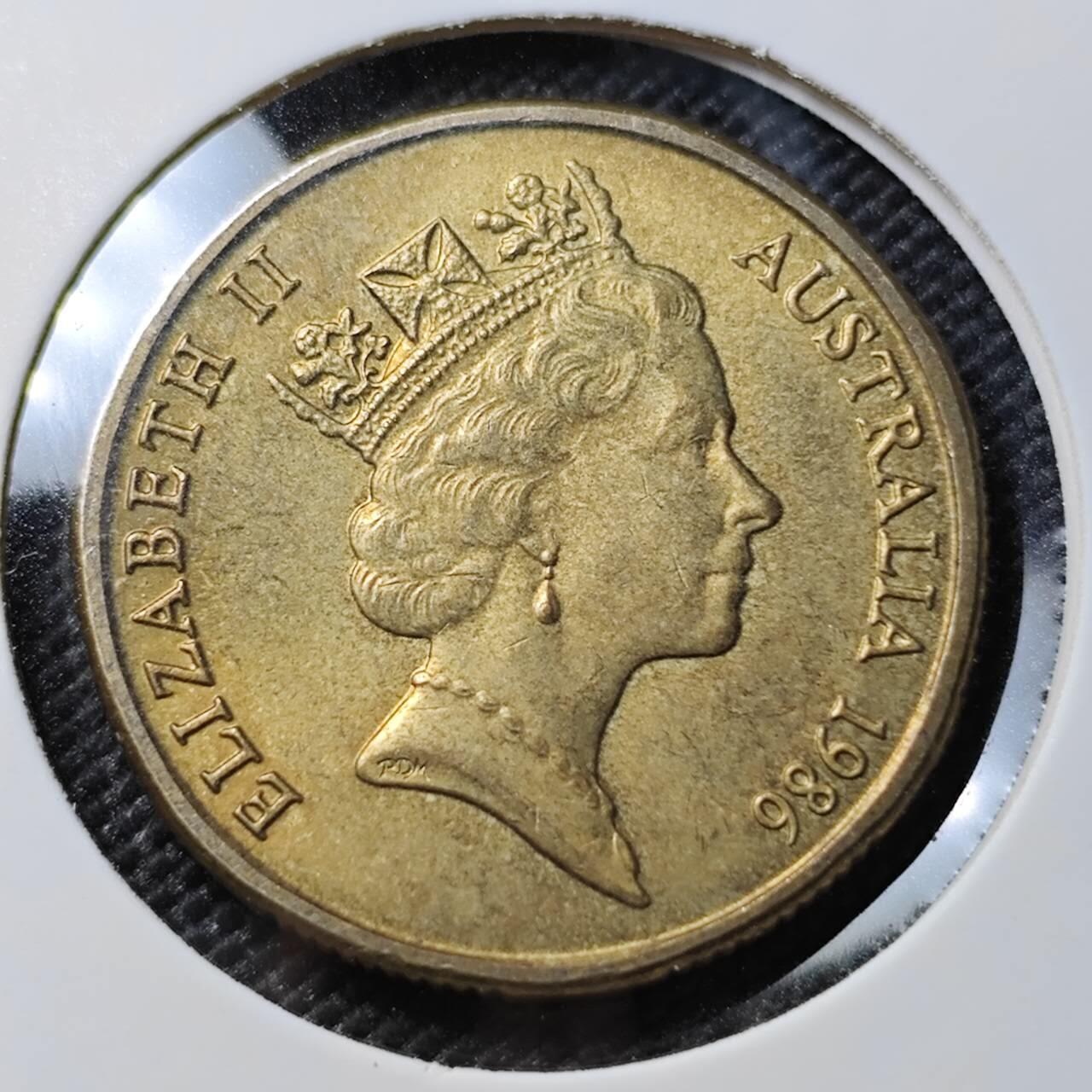 KK钱币收藏小铺  第393期  2月预留时间 周末发货  澳大利亚1元纪念币 好品