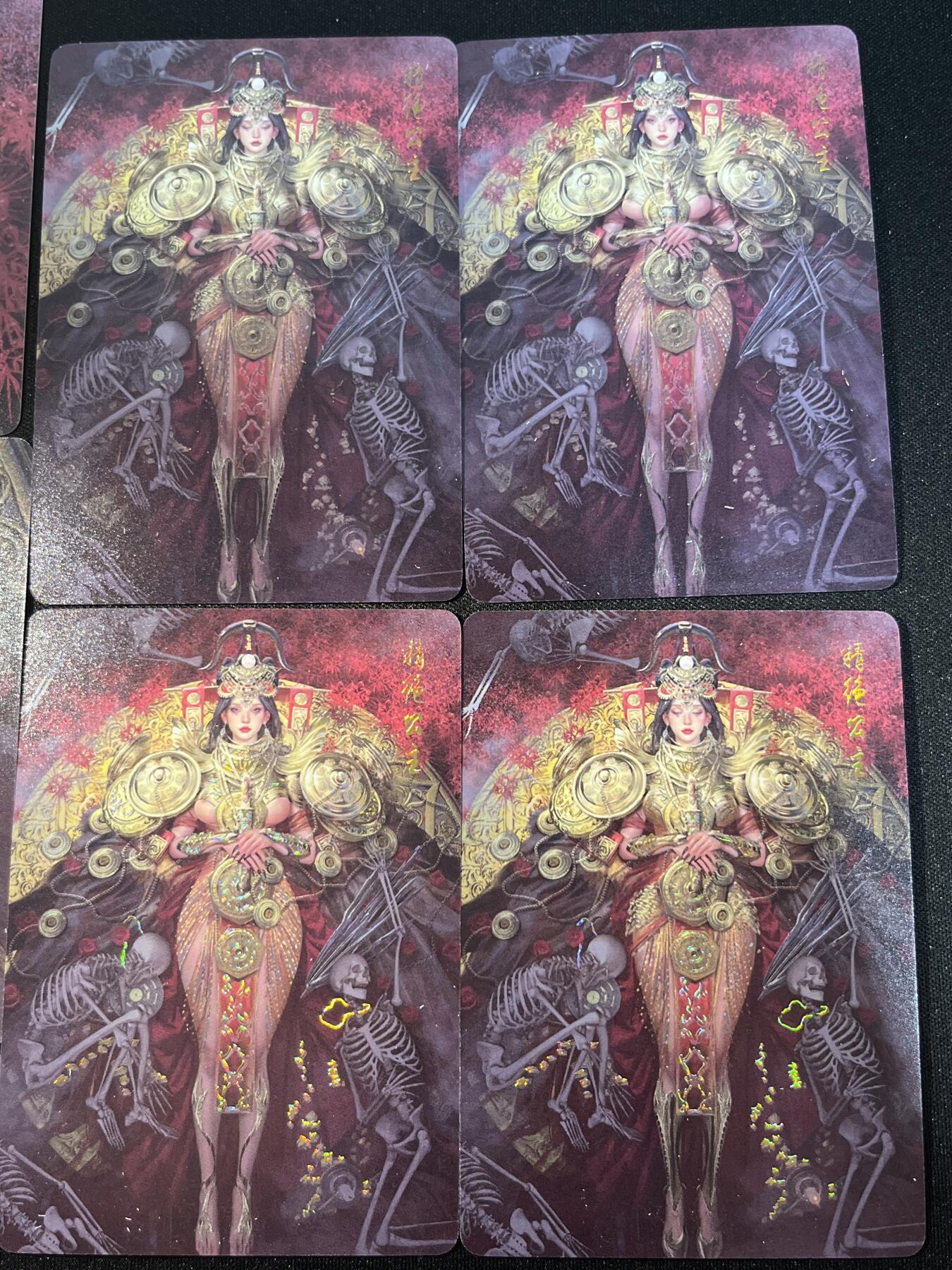 欢迎送拍、零成本上架，释放现金流，合理分配上拍卡品 【九拼、普卡、折光、幻彩、幻彩折光】st刷子 精绝公主（17张）焱卡文化&妖姬传